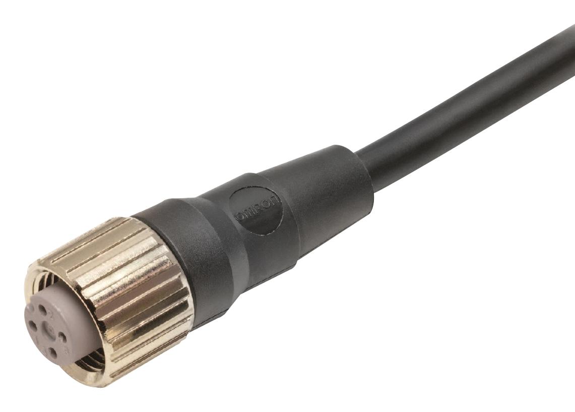 XS2F-M12PVC4S5M Omron Connector Cable – Reliable Industrial Automation Cable | krishna-machinery-tools-kmt