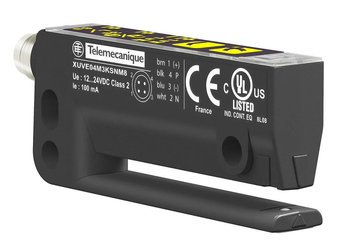XUVE04M3KSNM8 Telemecanique Label Sensor – Reliable Industrial Label Detection Sensor | krishna-machinery-tools-kmt