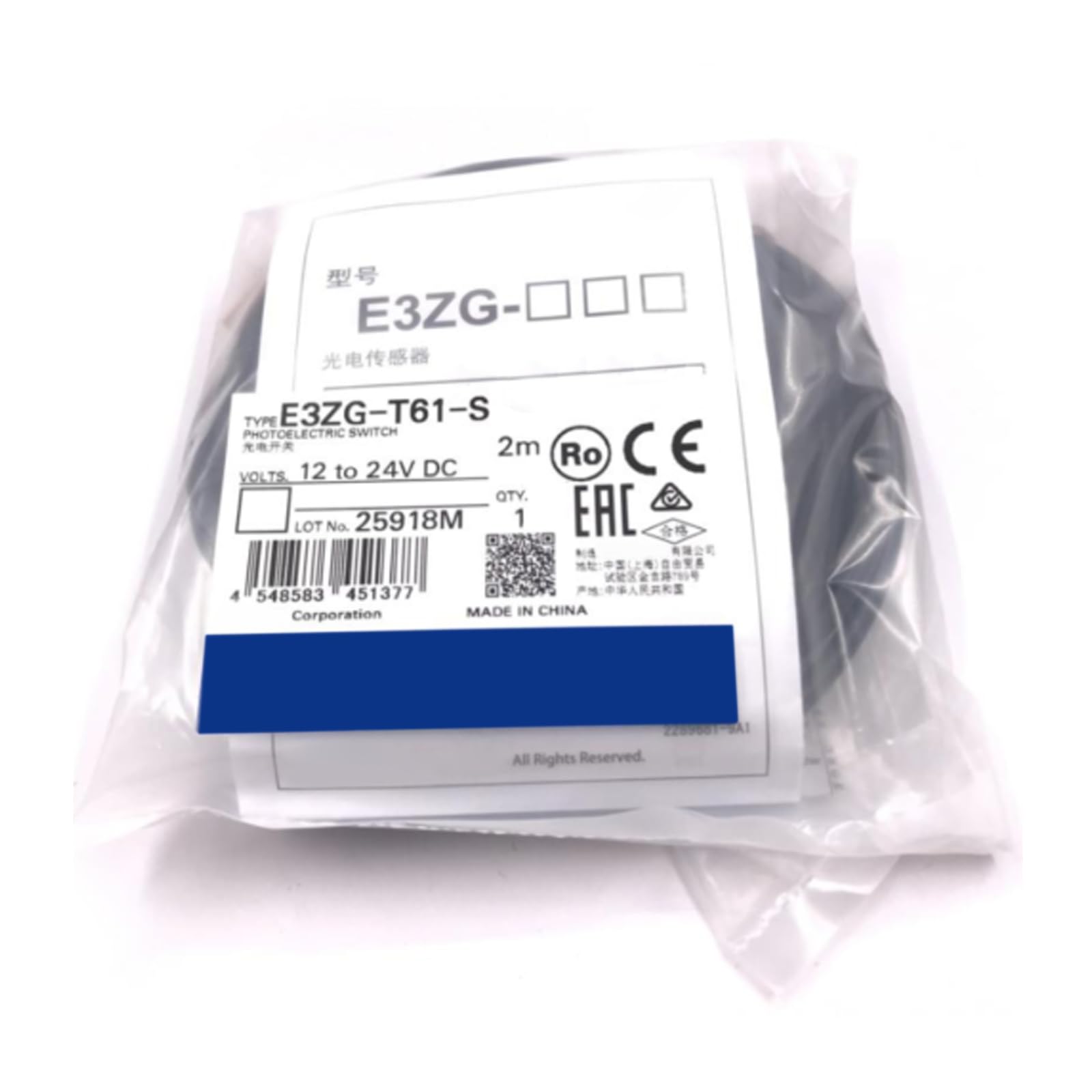 E3ZG-T61-S Omron Photoelectric Sensor | Original & New | krishna-machinery-tools-kmt