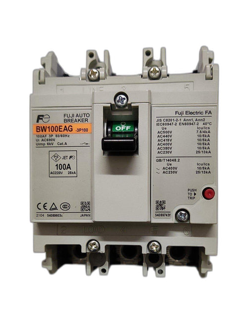 BW100EAG-3P100 Fuji Circuit Breaker