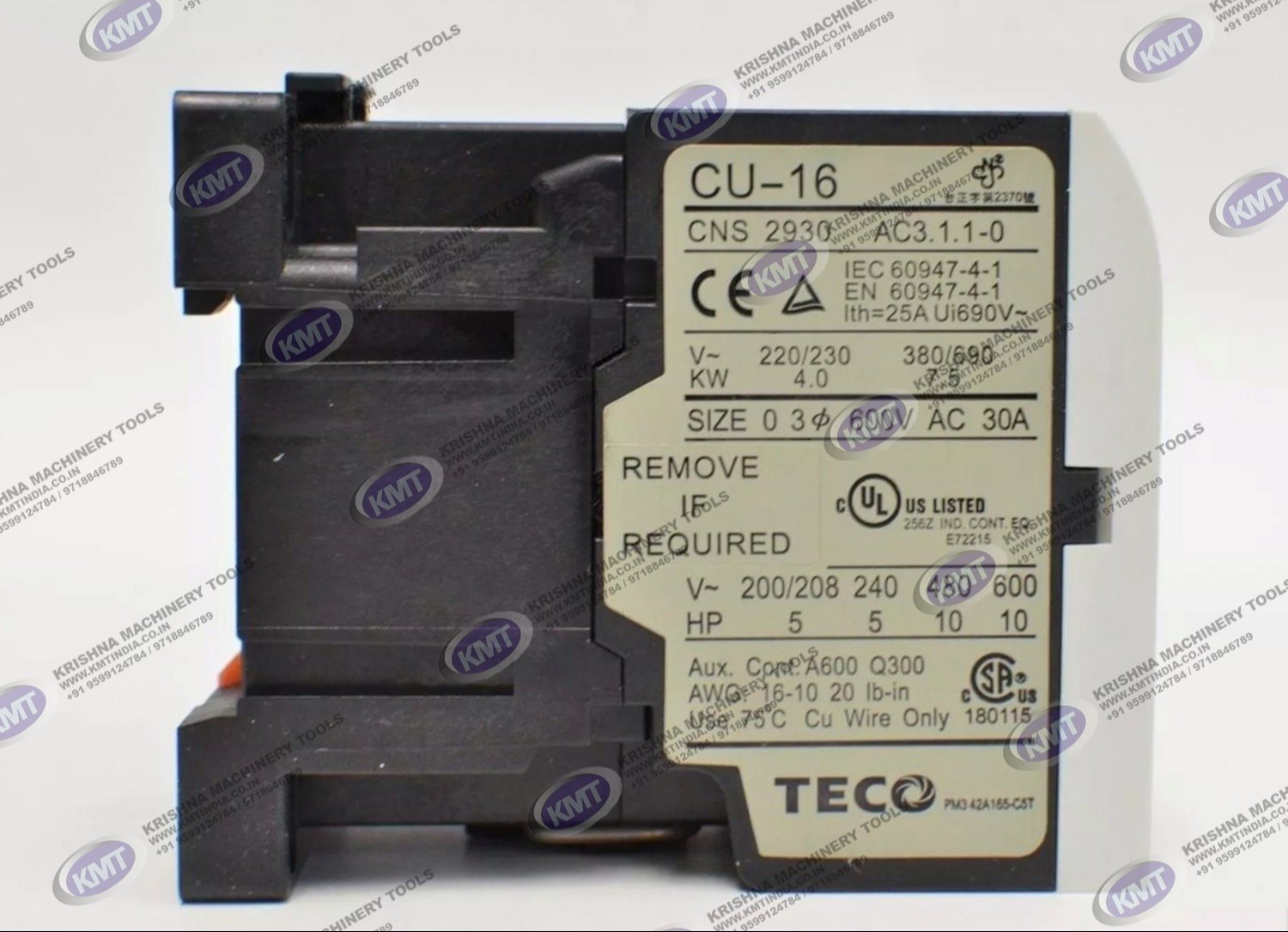 CU-16 TECO Magnetic Contactor