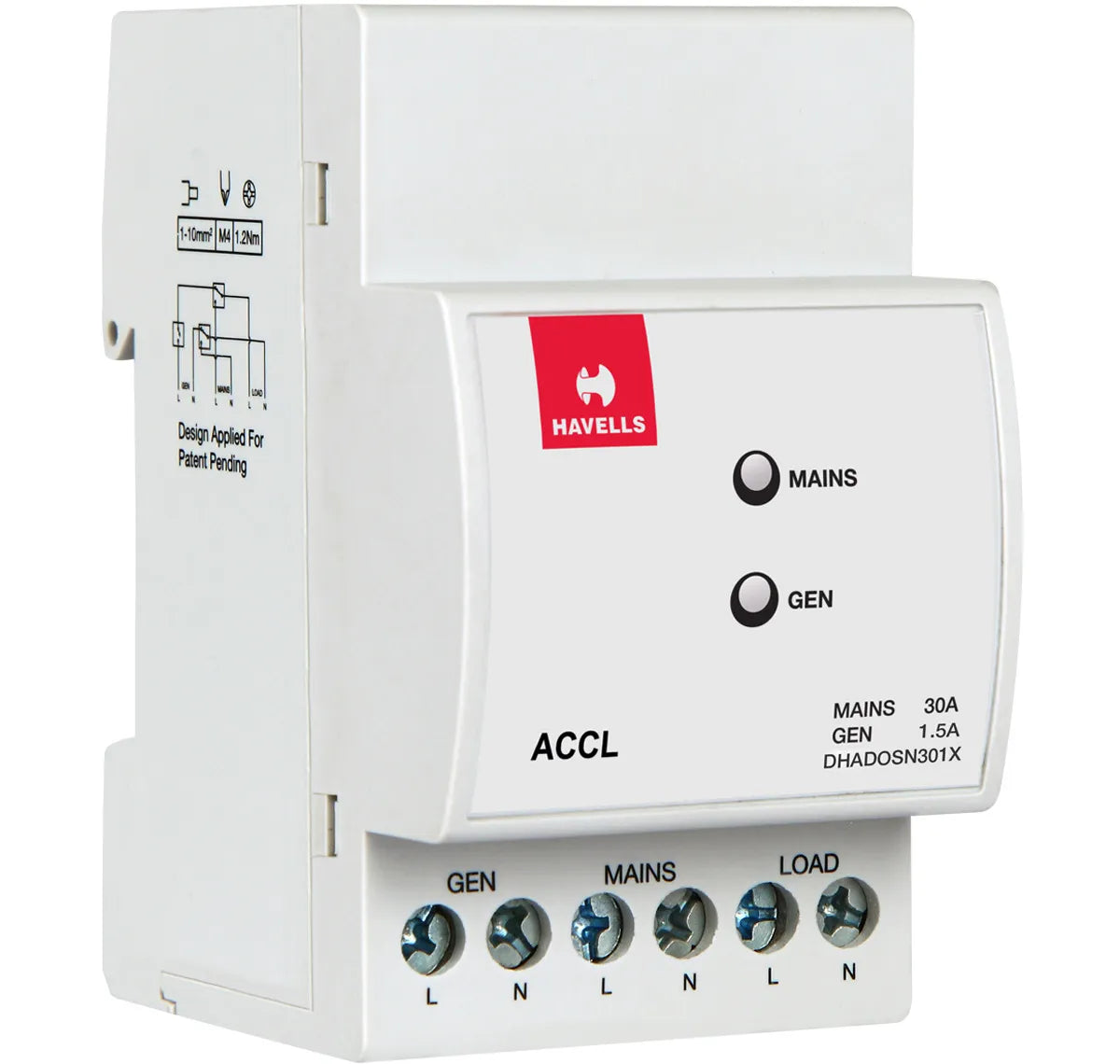 DHADOSN301X Havells 3 Module SPN ACCL
