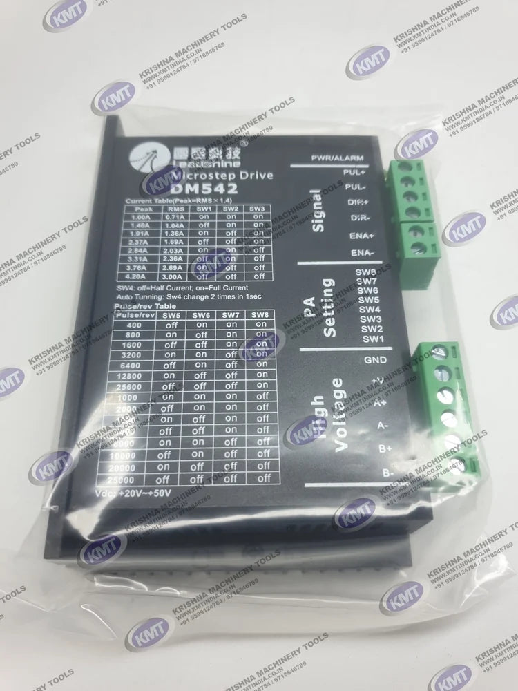 DM542 MICROSTEP Digital Microstepping Stepper Driver 