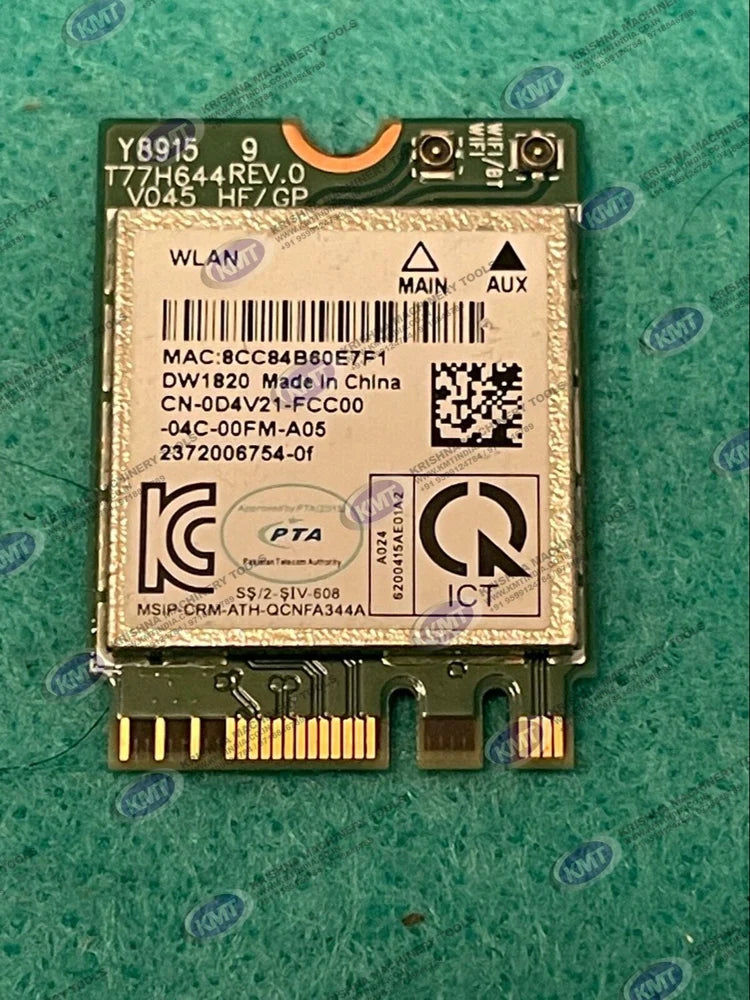 DW1820 Dell WLAN Network Module Card