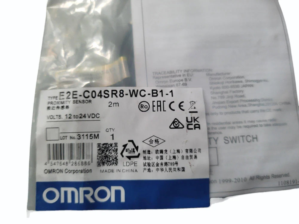 E2E-C04SR8-WC-B1 OMRON Proximity Sensor | High-Precision Industrial Sensor