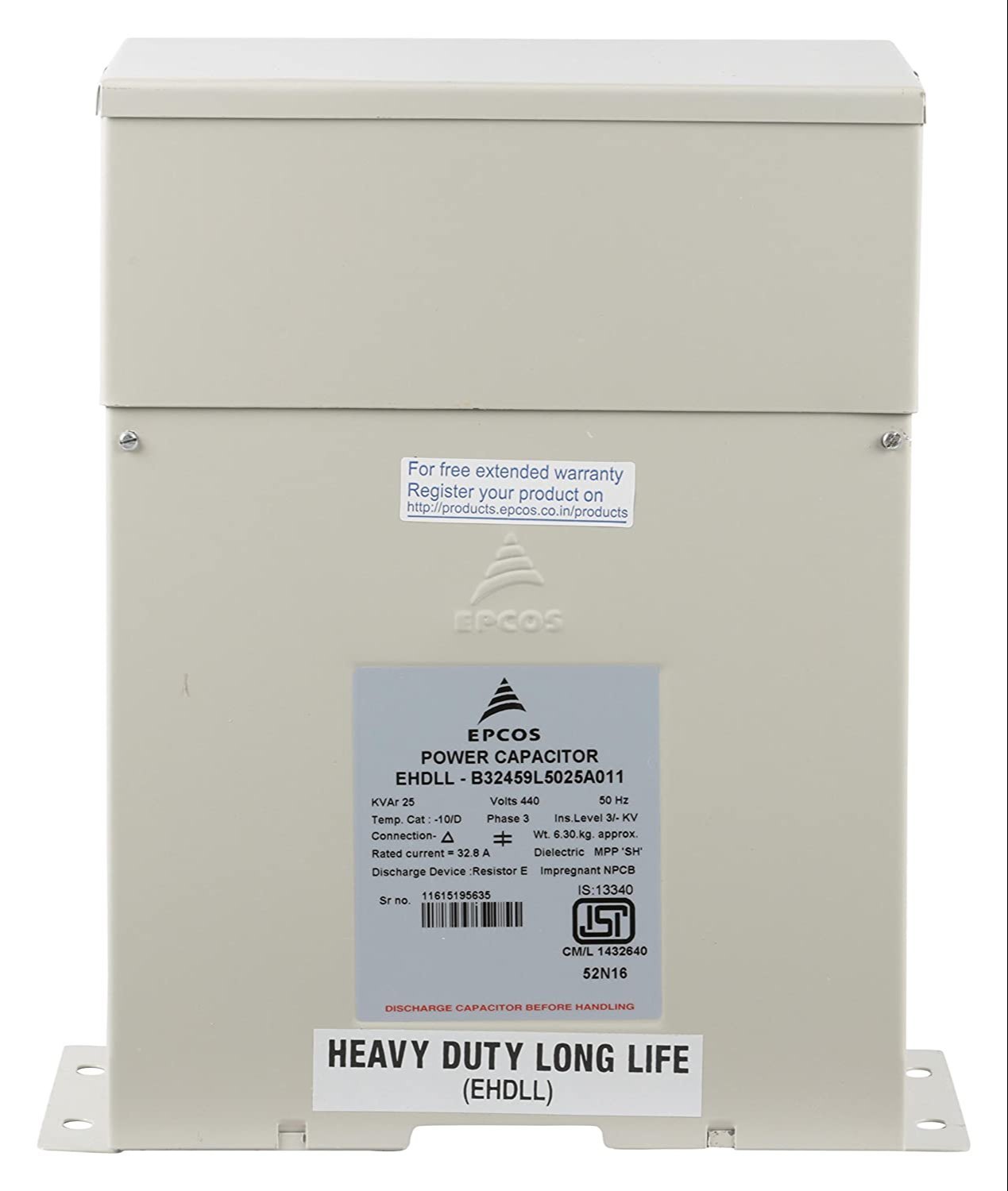 EHDLL-B32459H8025T061 EPCOS Capacitor