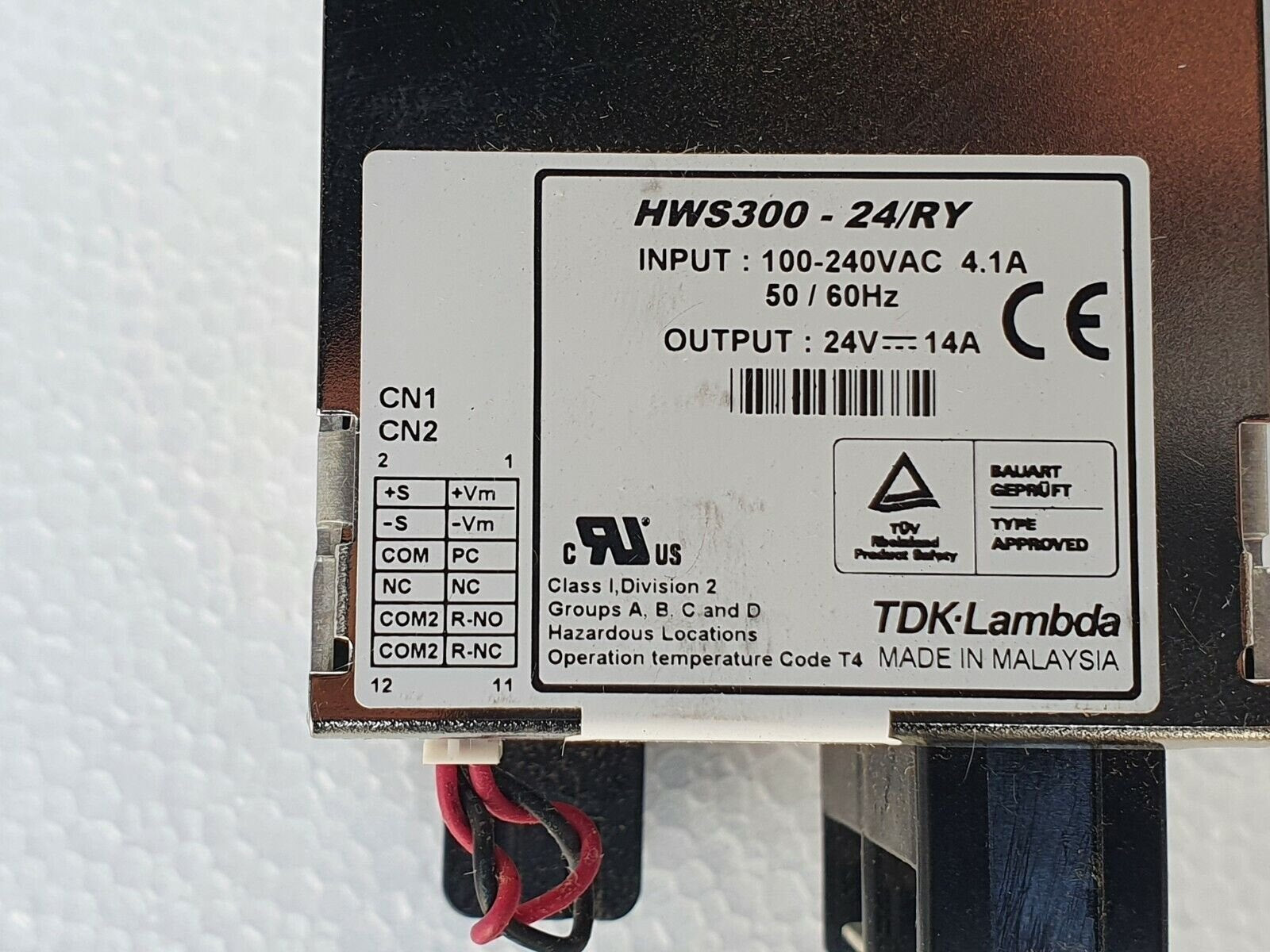 HWS300-24/RY TDK LAMBDA Power Supply