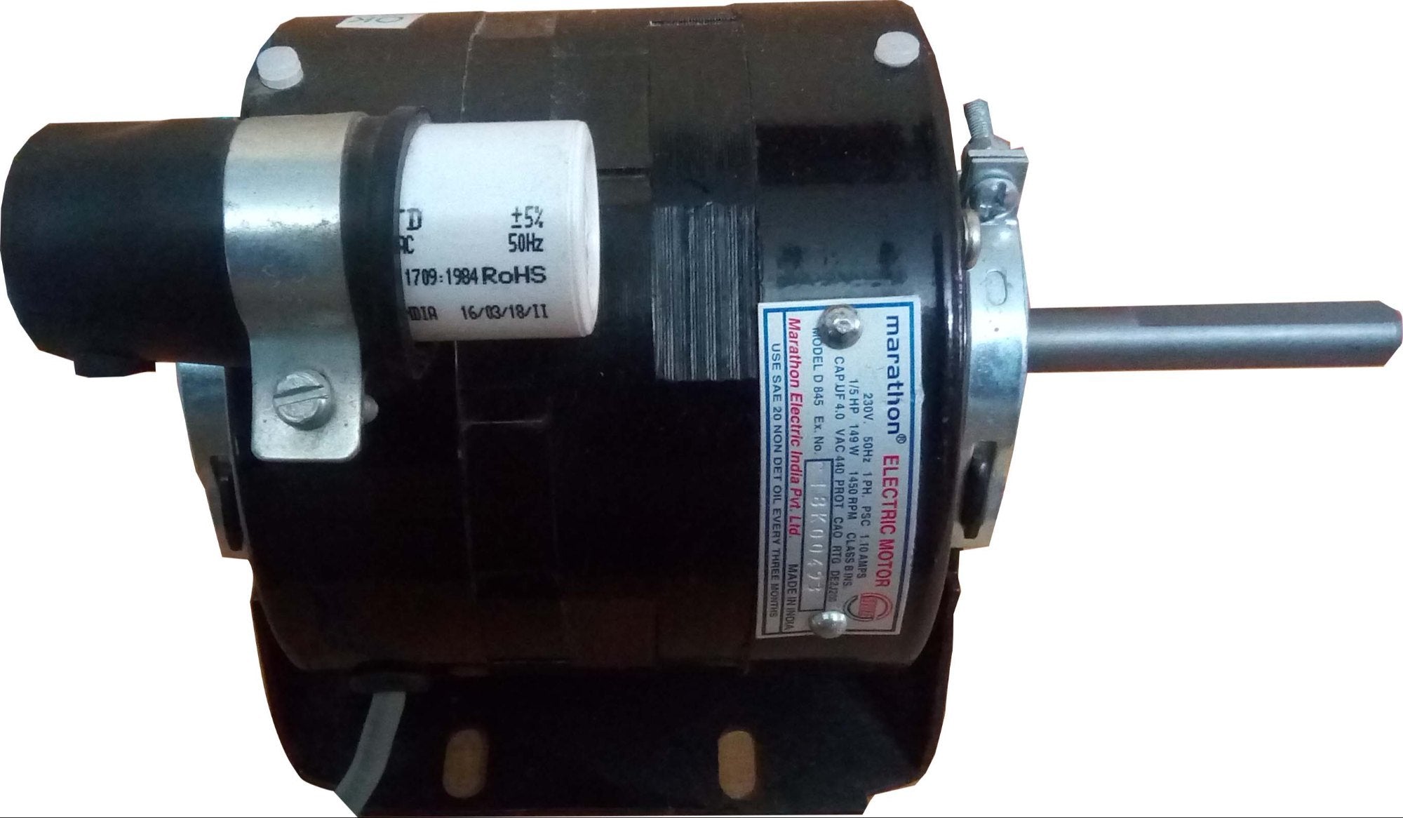 MARATHON D-845 Water Cooler Motor