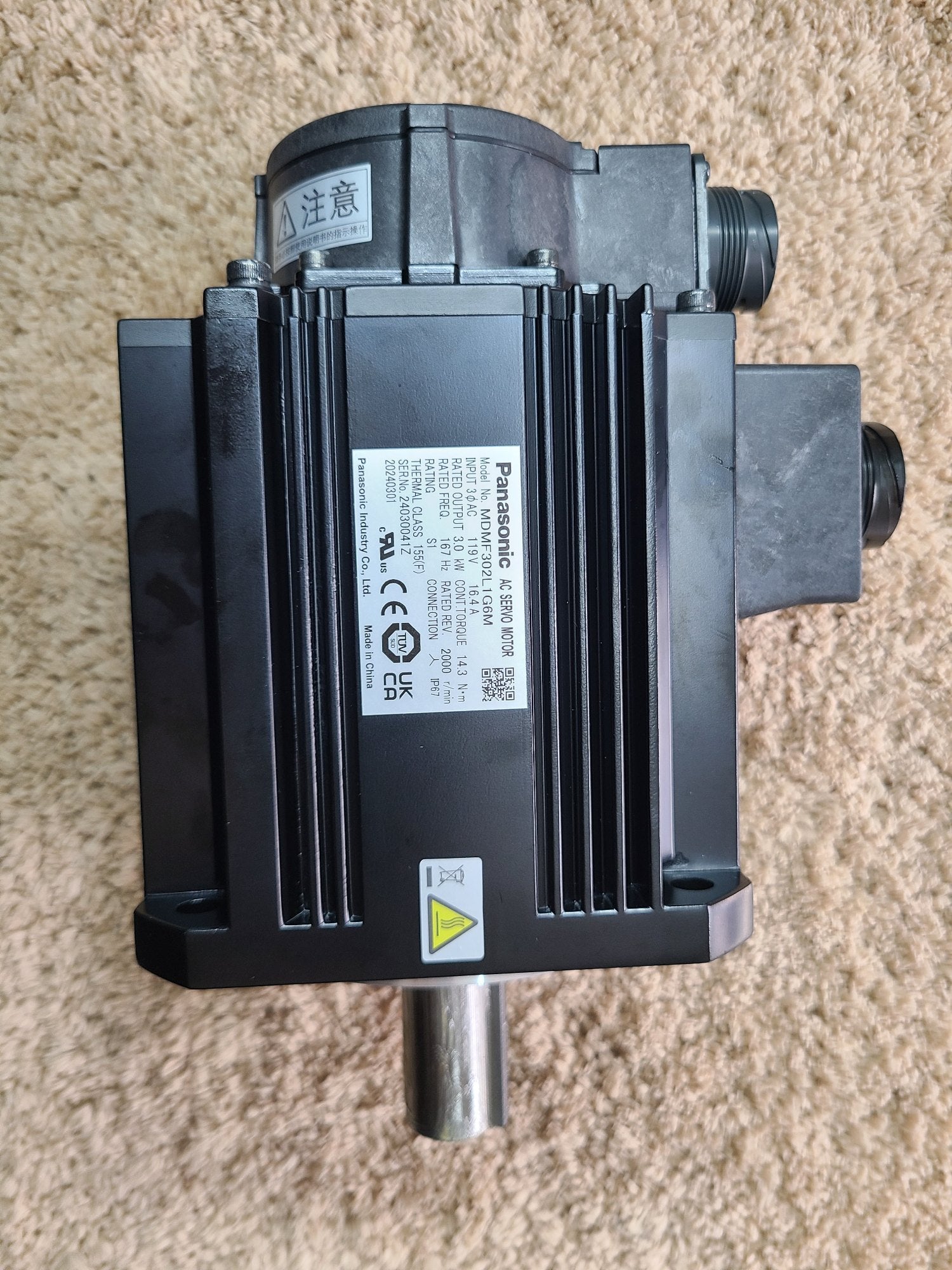 MHMF302L1G6M Panasonic AC Servo Motor