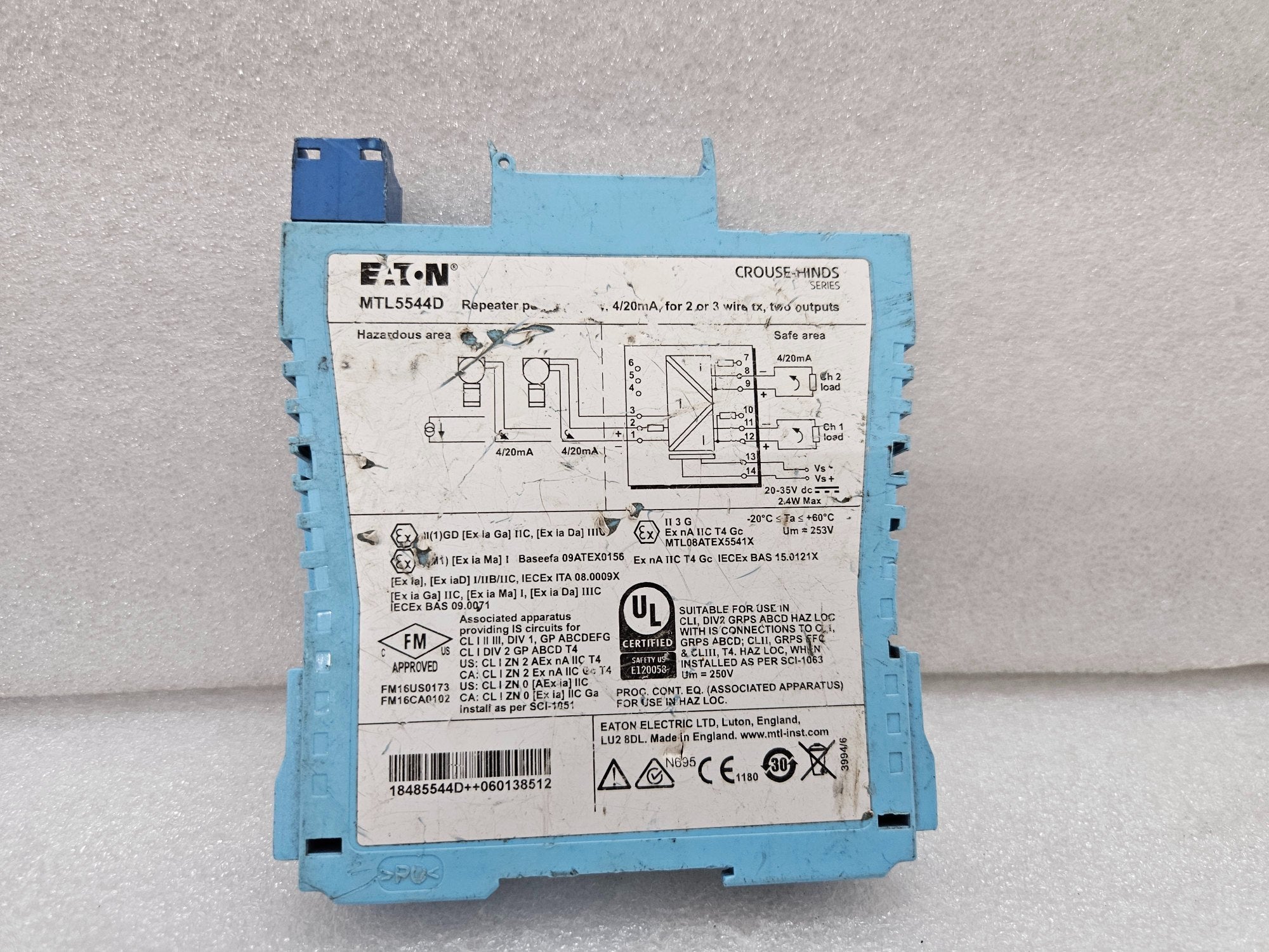 MTL5544D Eaton Repeater Power Supply