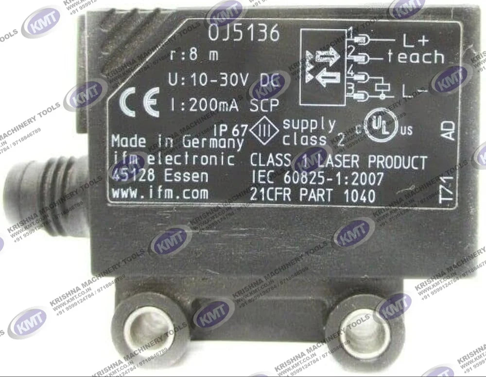 OJ5136 IFM Retro-Reflective Laser Sensor 