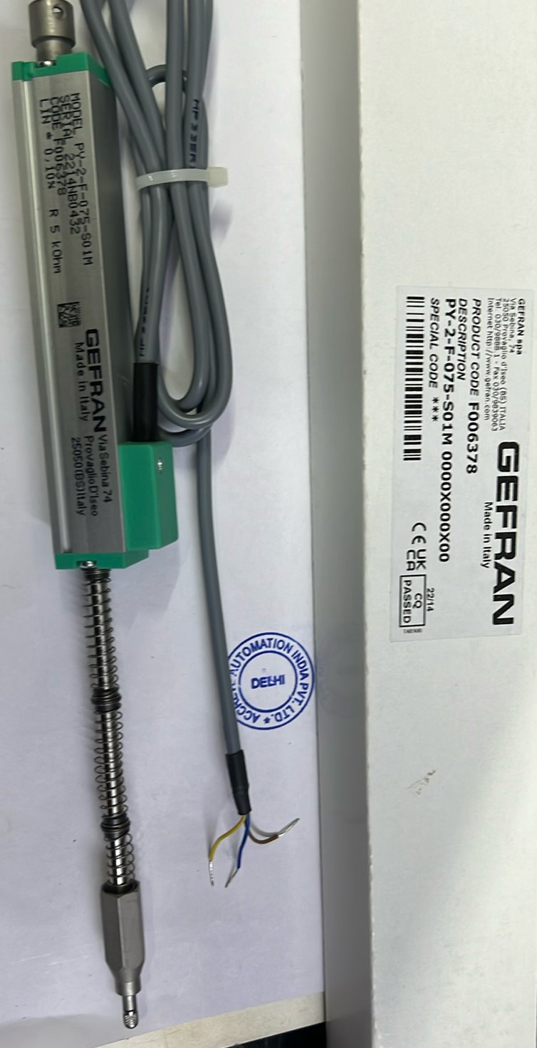 PY-2-F-075-S01M GEFRAN Linear Position Sensor