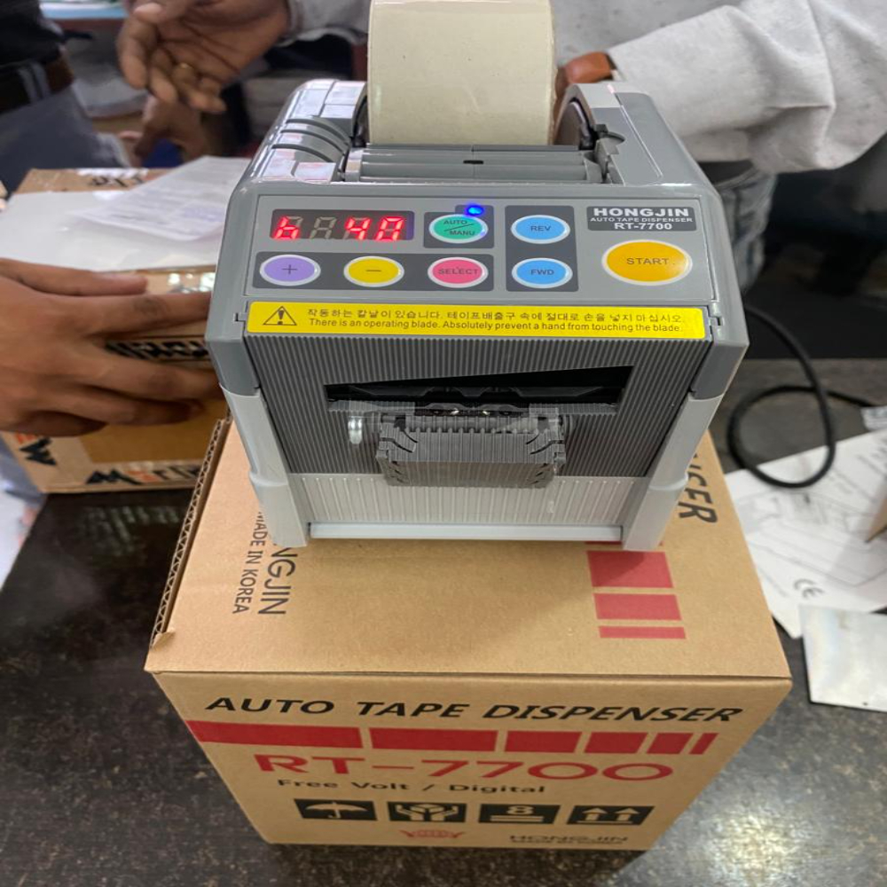 RT-7700 Hongjin Automatic Tape Dispenser – Efficient Packaging Solution