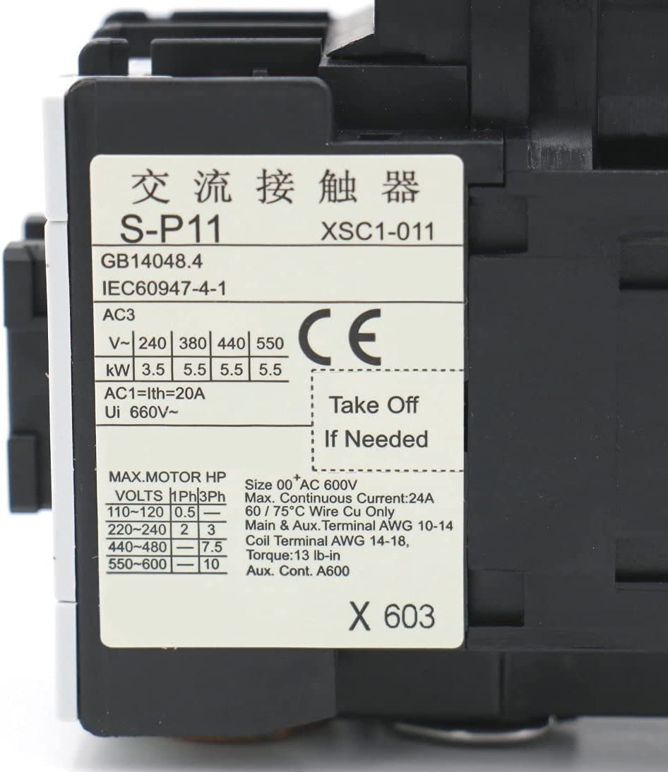 S-P11 Shihlin Magnetic Contactor | High-Performance Industrial Contactor
