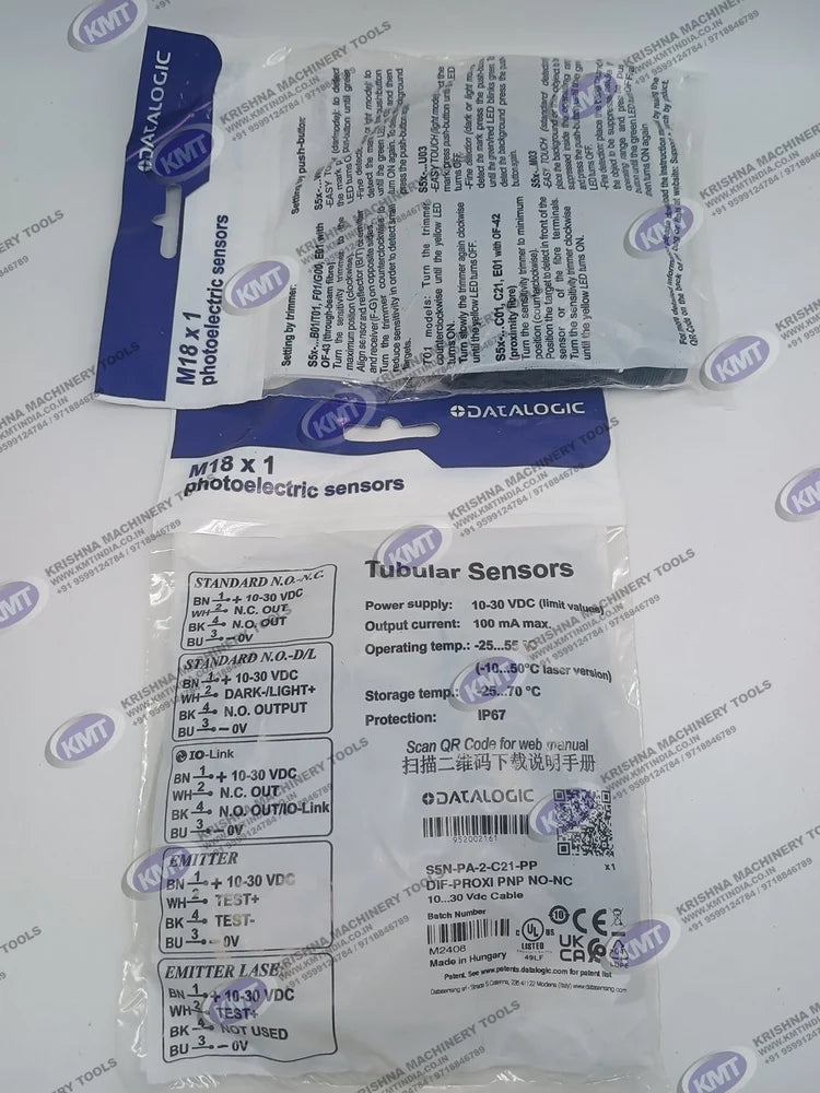 S5N-PA-2-C21-PP Datalogic Photoelectric Sensor 