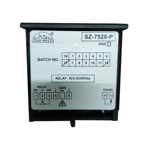 SZ-7520-P Sub Zero Temperature Controller | Industrial Process Controller |