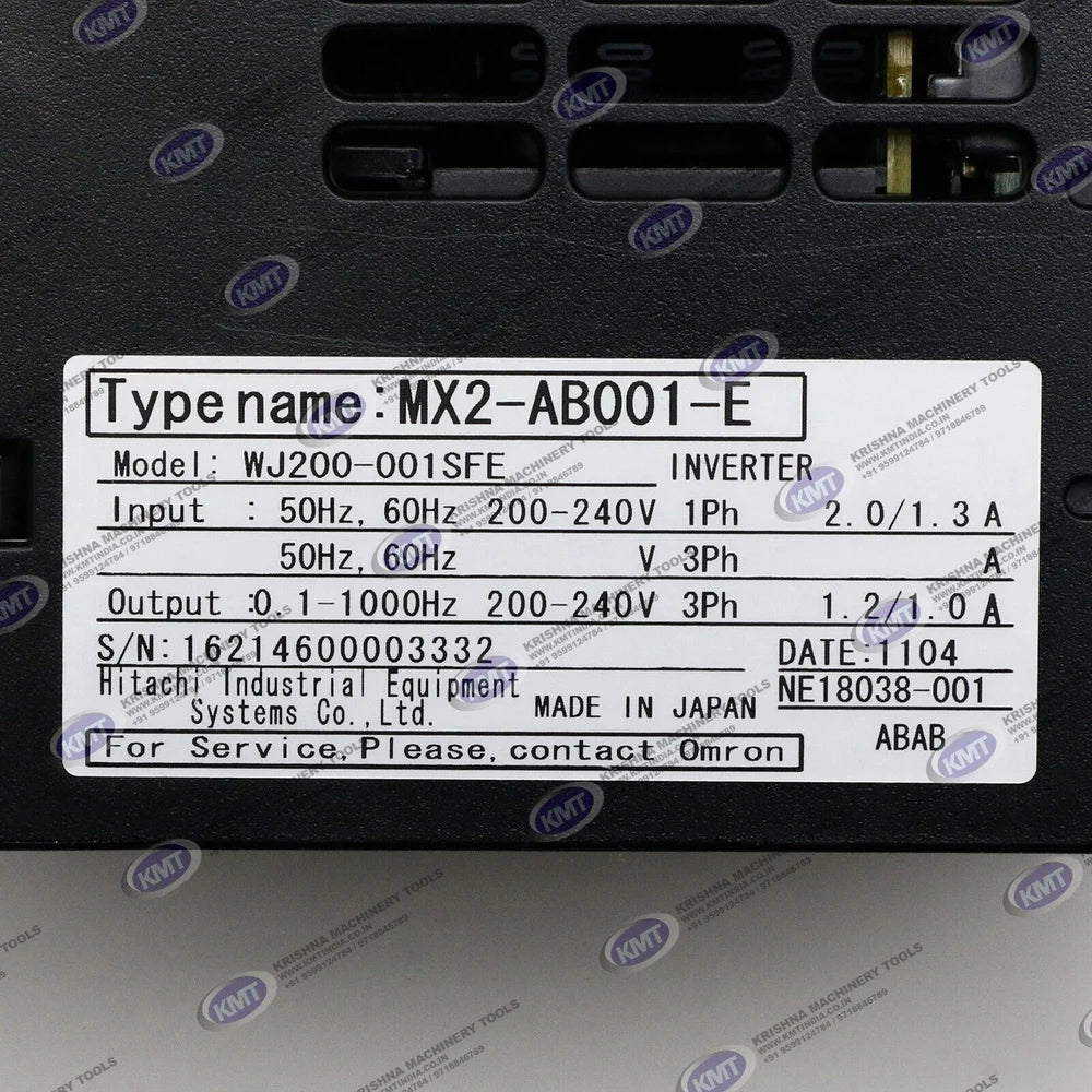 WJ200-004SFE Omron Compact Inverter 