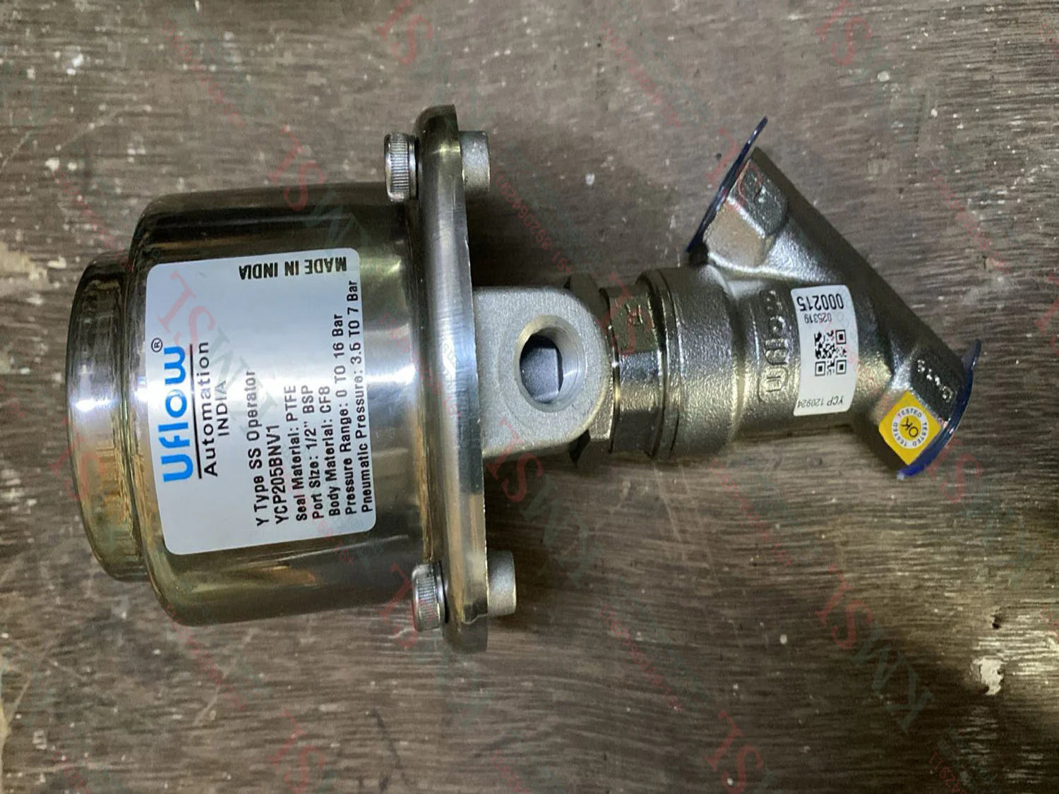 YCP205BNV1 Uflow Angle Seat Valve – Industrial Pneumatic Valve 