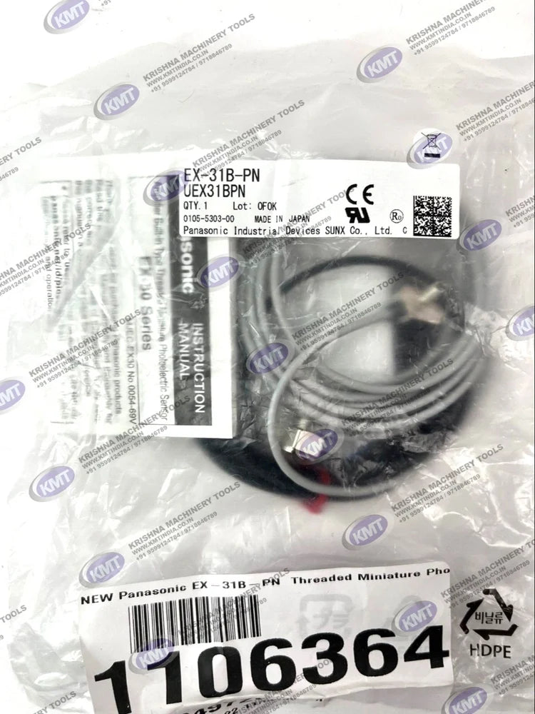EX-31B-PN Panasonic Photoelectric Sensor | Compact & Reliable – krishna-machinery-tools-kmt